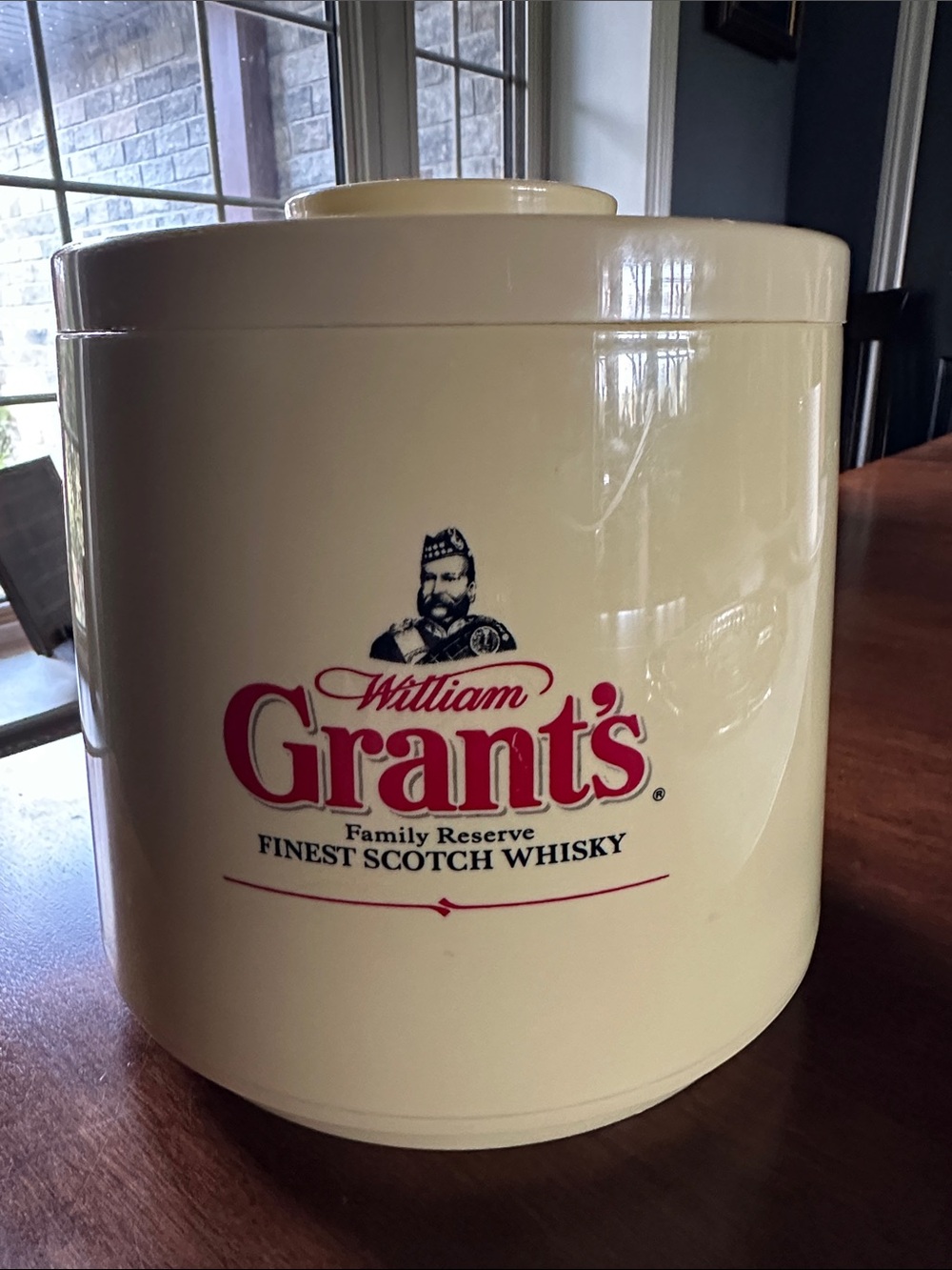 Vintage Melamine Grants Scotch Whiskey Ice Bucket